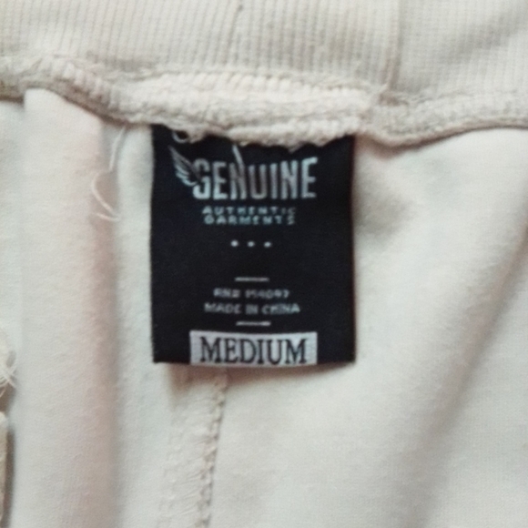 #0424 Mens Authentic Garments "Rich Til Death" Shorts Size Medium - Picture 15 of 16